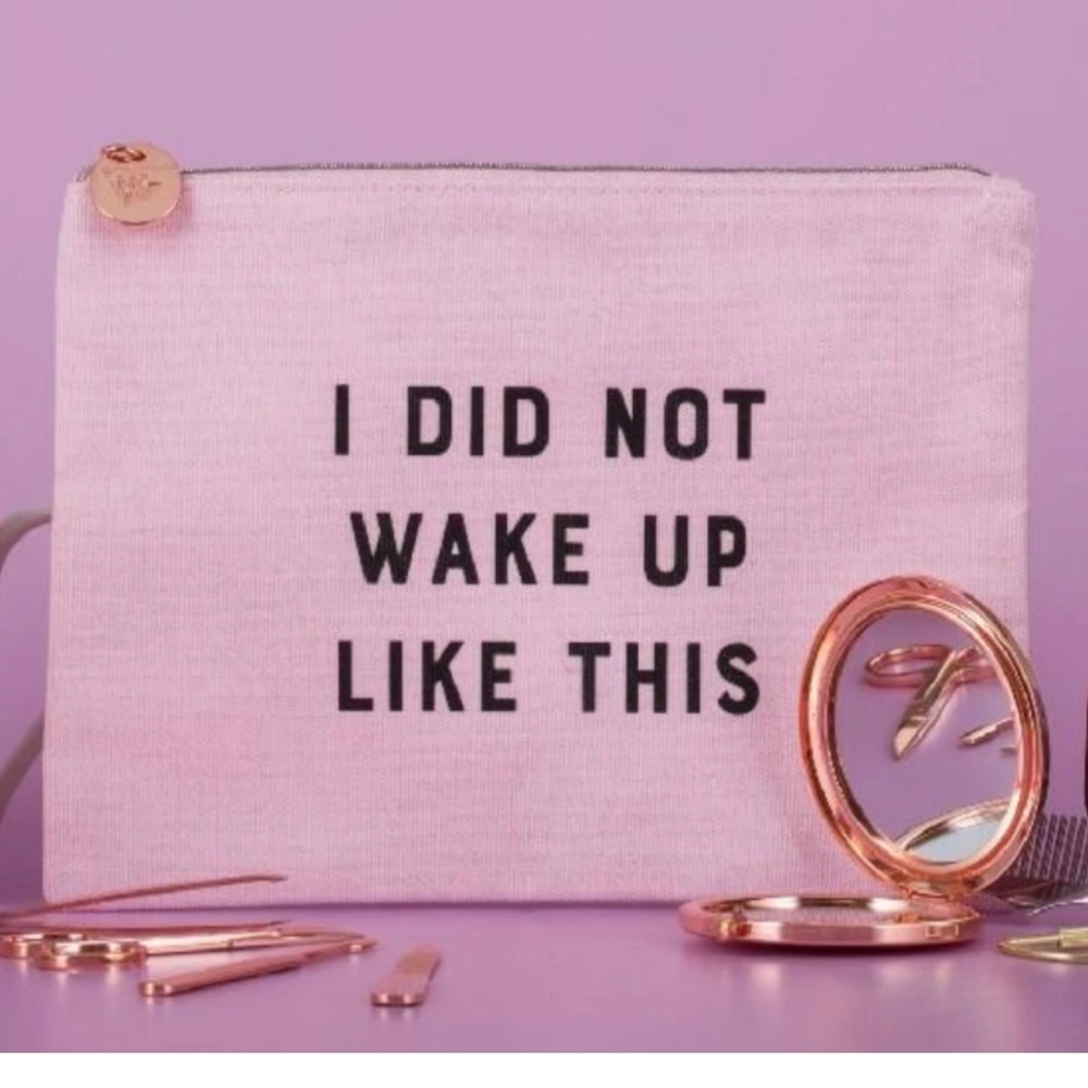 Yes Studio Wake Up Like This Cotton Canvas MakeUp